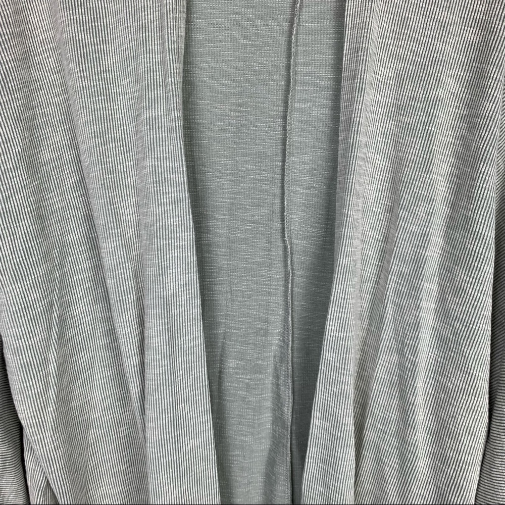 DONNI. long Gray Long Sleeve Cardigan Sweater - Picture 2 of 6